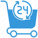 cart, ecommerce, sale, timed