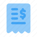 bill, invoice, receipt, payment, commerce, and, shopping