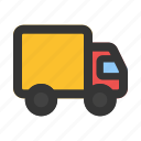 delivery, truck, shipping, transportation, commerce, and, shopping