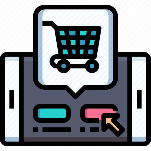Shopping, smartphone, cart, online, shop, store icon - Download on Iconfinder