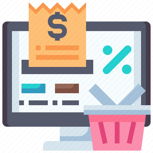 Shopping, check, basket, online, computer, bill icon - Download on Iconfinder