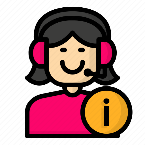 Avatar, customer, female, service icon - Download on Iconfinder