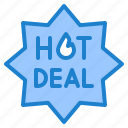 hot, deal, badge, tag, award, discount