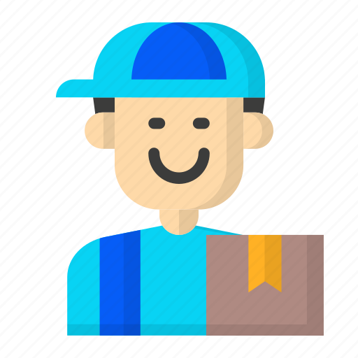 Avatar, courier, delivery, male icon - Download on Iconfinder