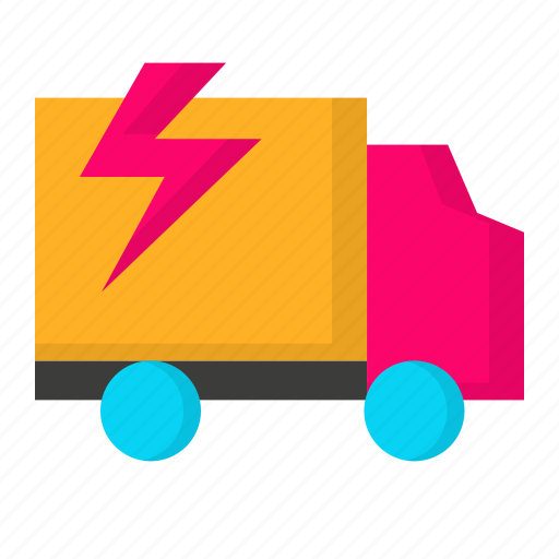 Delivery, flash, shipping, truck icon - Download on Iconfinder