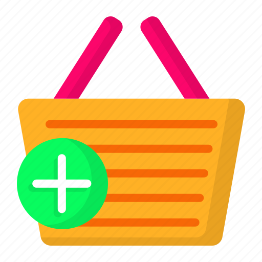 Basket, cart, shopping, trolley, add icon - Download on Iconfinder