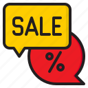 chat, percent, tag, shopping, sale, discount