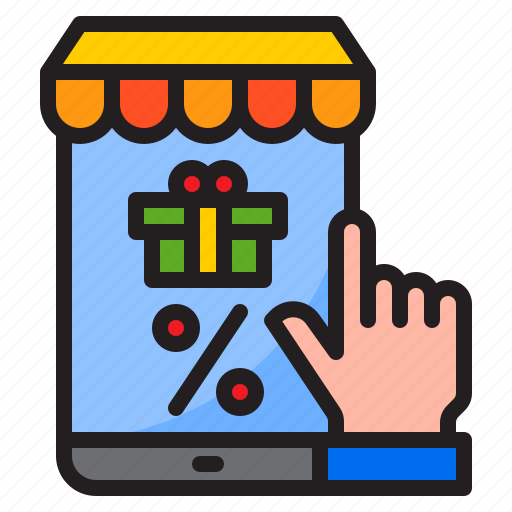 Mobilephone, percent, tag, gift, shopping, discount icon - Download on Iconfinder
