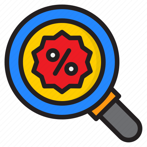 Search, badge, percent, tag, discount, sale icon - Download on Iconfinder