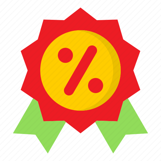 Badge, sale, percent, tag, discount, shopping icon - Download on Iconfinder