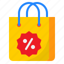 bag, badge, shopping, discount, sale