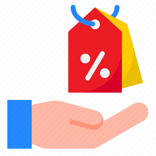 Sale, hand, label, tag, shopping icon - Download on Iconfinder