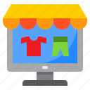 shopping, online, computer, clothing, store, short
