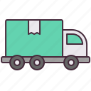 delivery, truck, transport, deliver