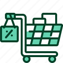 shopping, cart, commerce, trolley