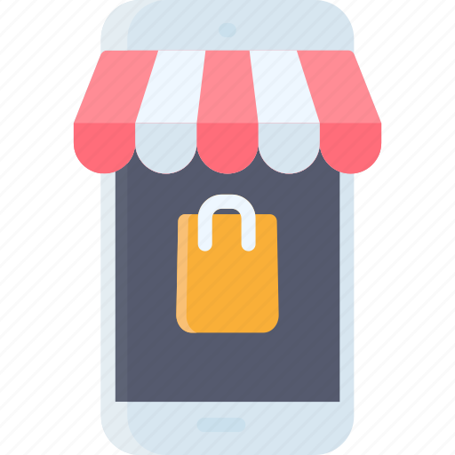 Online, shopping, mobilephone, smartphone, online shopping, online shop, ecommerce icon - Download on Iconfinder