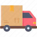 delivery, truck, package, transportation, transport, shipping, vehicle