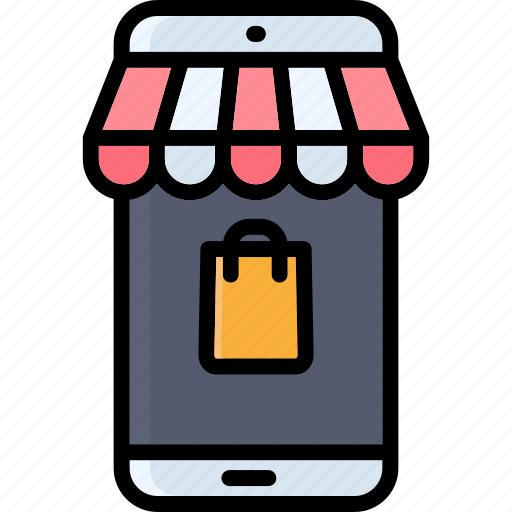 Online, shopping, ecommerce, online shopping, online shop, mobile phone, smartphone icon - Download on Iconfinder