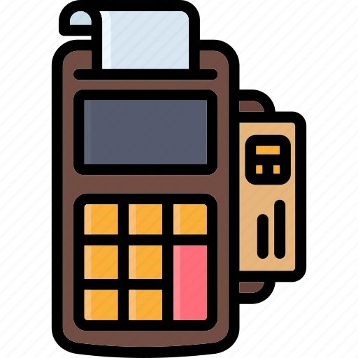 Pos, terminal, pos terminal, payment, credit, card, bill icon - Download on Iconfinder