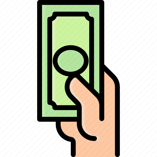 Pay, payment, money, cash, cash payment, hand icon - Download on Iconfinder