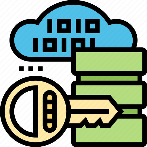 Data, encryption, key, binary, storage icon - Download on Iconfinder