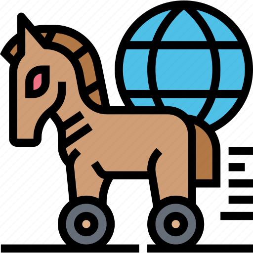 Trojan, horse, harmful, virus, disguise icon - Download on Iconfinder