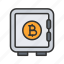 crypto vault, protection, digital money, safe 