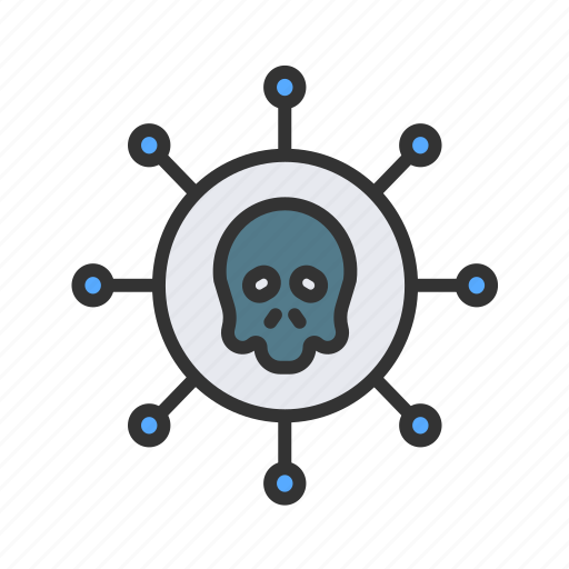 Cyber attack, bug, ddos, virus icon - Download on Iconfinder