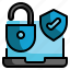 cyber, protect, network, storage, security icon 
