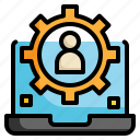setting, personal, protect, cyber, security icon, protection