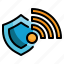 wifi, protect, network, internet, connection, security icon 