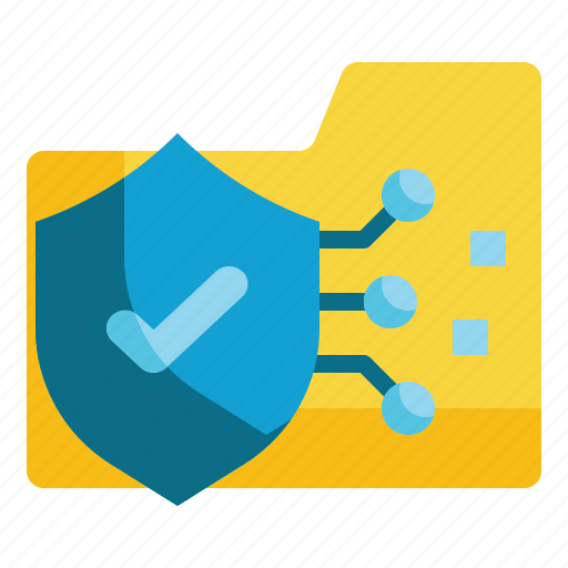 Folder, file, protect, cyber, document, security icon icon - Download on Iconfinder