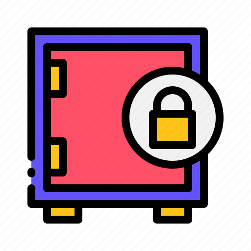 Banking, finance, business, money, locker, secure, safe box icon - Download on Iconfinder