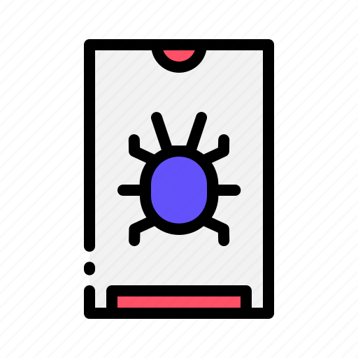 Smartphone, bug, virus, secure, hijacked, phising, security icon - Download on Iconfinder