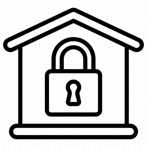 Locked, home, interior, property, password, estate icon - Download on Iconfinder