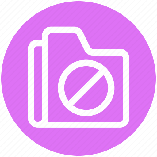 Archive, ban, cancel, data, folder, forbidden icon - Download on Iconfinder