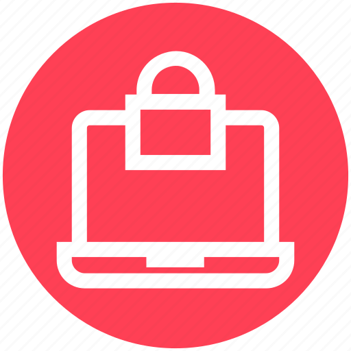 Cyber, laptop, lock, notebook, protection, security icon - Download on Iconfinder