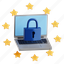 gdpr, cyber security, cyber, security, 3d icon, 3d illustration, 3d render 