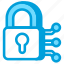 cyber, security, lock, online 