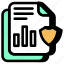 data, protection, file, document, bar, chart, credentials 