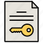 document, encryption, file, key 