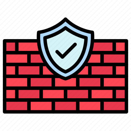 Firwall, protection, shield, wall icon - Download on Iconfinder