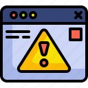 warning, browser, seo, web, sign, signaling, attention, page, website