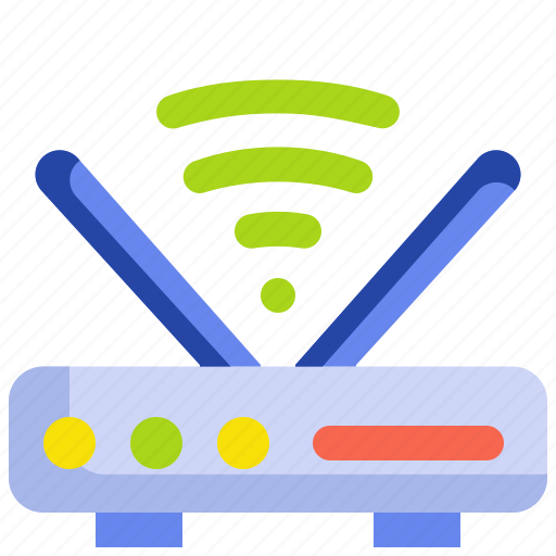 Router, wifi, ui, signal, modem, wireless, connectivity icon - Download on Iconfinder