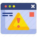 warning, browser, seo, web, sign, signaling, attention, page, website