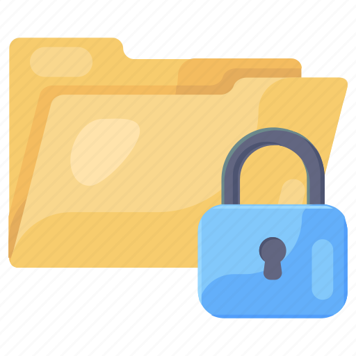 Secure, folder, secure folder, secure file, secure document, folder protection, secure archive icon - Download on Iconfinder