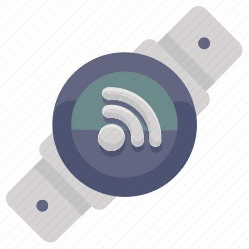 Smartwatch, smart bracelet, modern technology, wrist watch, wifi connected watch, healthcare watch icon - Download on Iconfinder