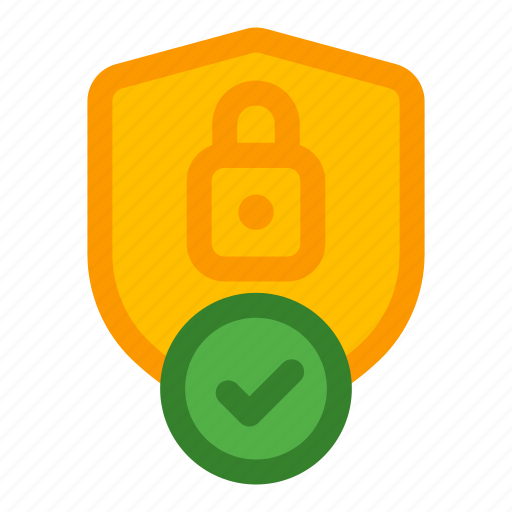 Antivirus, protected, lock, check, shield icon - Download on Iconfinder
