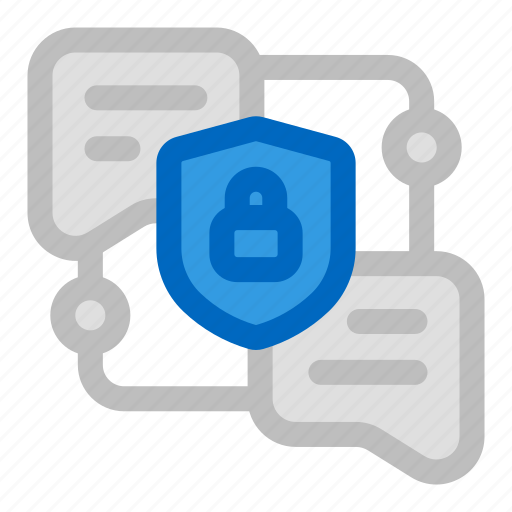 Encrypted, messages, protection, secure, lock icon - Download on Iconfinder
