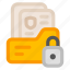 folder, files, locked, secure, lock, protection 